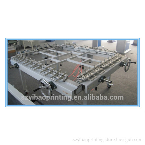 silk mesh screen printing stretching machine prices for screen fram